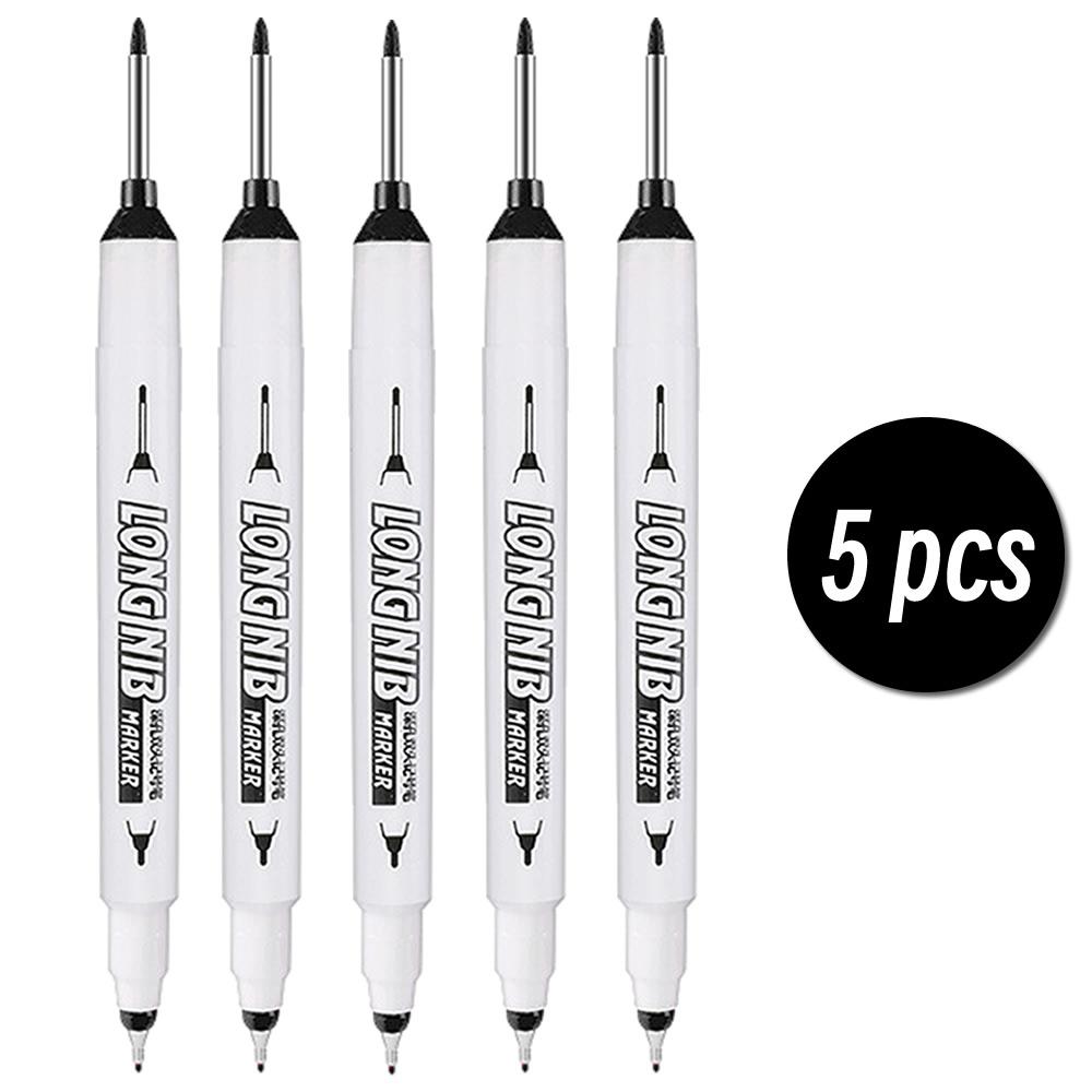 20mm Double-Tip Deep Hole Long Head Nib Markers Graffiti Marker Metal Pen Waterproof Woodworking Decoration Multi-Purpose Tools