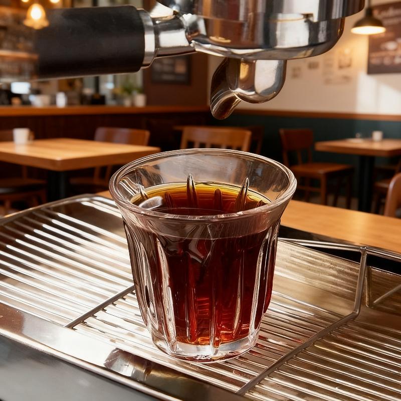 90/130/160/200ML Clear glass coffee cup heat-resistant cocktail glass beer glass breakfast milk cappuccino latte glass coffee