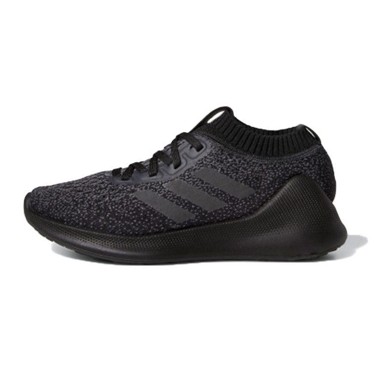 Adidas Purebounce+ Abrasion Resistant Breathable Low top Kids' Running Shoes Black Teenagers B76071