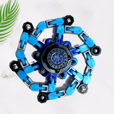 Deformovateľný gyroskop na špičku prsta, mechanický Špičkový DIY transformovateľný spinner pre úzkosť a úľavu od stresu ADD ADHD prenosná senzorická hračka darček