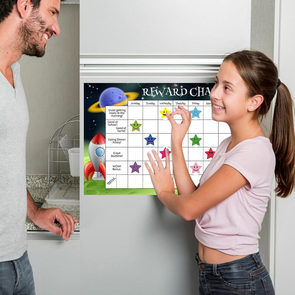 1800Pcs Star Stickers, 1 Inch Happy Smile Face Stickers Colorful Mini Incentive Reward Sticker Round Behavior Chart Sticker for Shcool Classroom