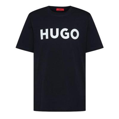 Hugo Herren Dulivio Kontrast Logo T-Shirt