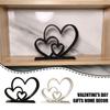 Modern Minimalist Love Heart Statue Art Sculpture Home Decor Ornament for Desk Bookshelf Decoration Valentine’s Gift