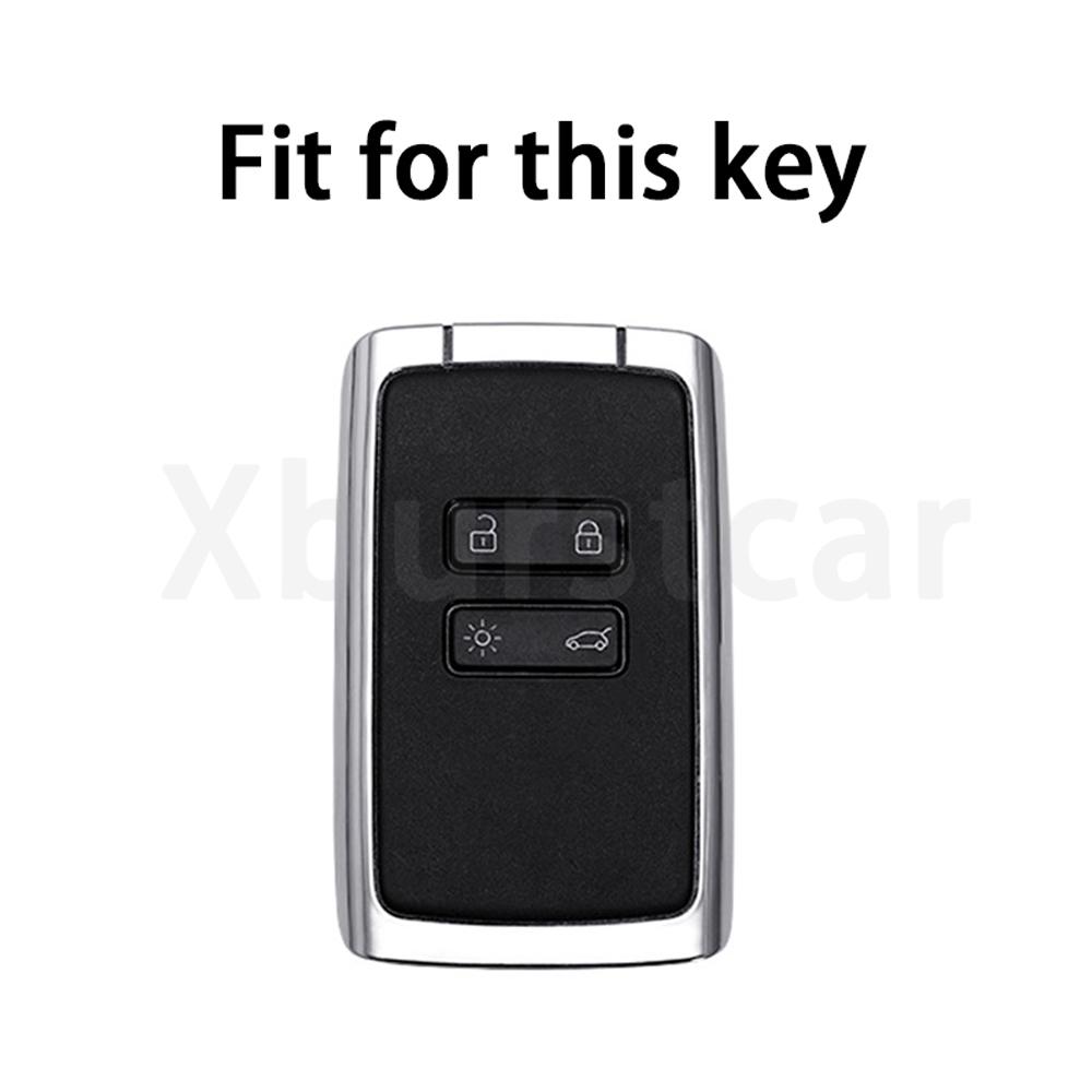 Gold Edge Tpu Shell Fob Car Smart Key Case Cover For Renault Talisman Espace Zoe Koleos Kadjar Clio Megane Scenic Dacia Sandero