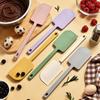 Food Grade Silicone Spatula Heat Resistant Non-Stick Food Safe Kitchen Utensil for Home Baking Pastry Dough Mixing