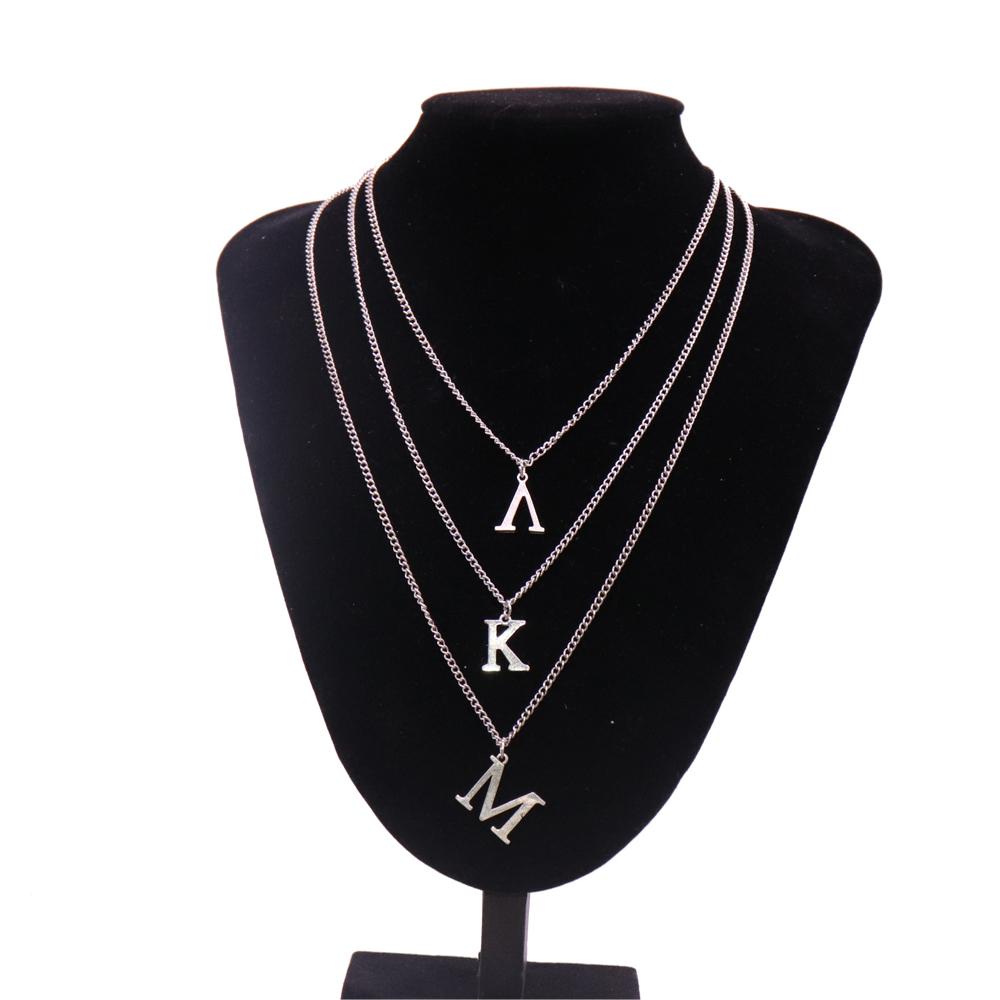 Layer Metal Chain 1932 Sisterhood Group Chi Eta Phi Charm Greek Letter Sorority Necklaces XHO Souvenir College Society Jewelry синий