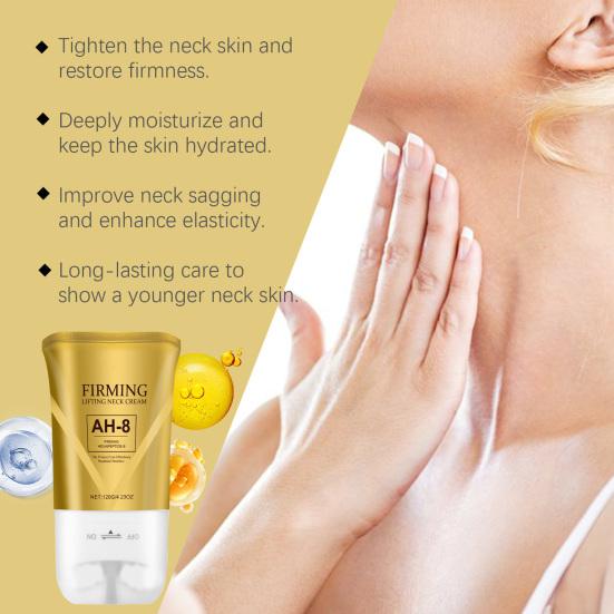 AH-8 Firming Neck Cream 120g Moisturizing Anti-aging Skin Body Care Cream Neck Tightening Serum Massage Repair Cream