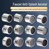 Anti-Splash Faucet Aerator with Filter Screen for Kitchen Sink