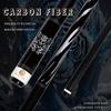 OKHEALING Karbonfaser Billard Queue Schwarze Technologie Billard Queue Sticks 11,8mm Spitze Radial Pin Verbindung 147cm/58Zoll Länge 19~20oz Gewicht, Weißer Tiger
