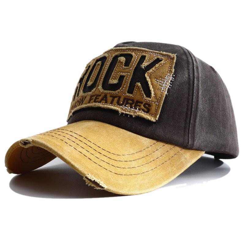 

New Designer Letter Embroidery Washed Cotton Baseball Cap For Men Women Snapback Vintage Outdoor Sport Sun Protection Hat Gorras Adjustable