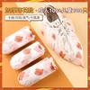 Disposable shoe cover indoor thickened wear-resistant, dustproof and non-slip climbing mat children's cute non-woven printed foot cover