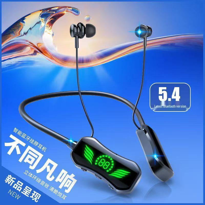 121-Color Wireless Neckband Bluetooth Headset with Mic, Sport Noise Reduction, Perfect for Live Streaming.