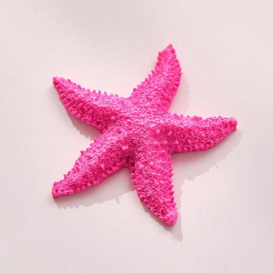 Starfish Figurine Resin Starfish Aquarium Decoration Realistic Artificial Starfish Ornament for Fish Tank Home Nautical Decor DIY Crafts