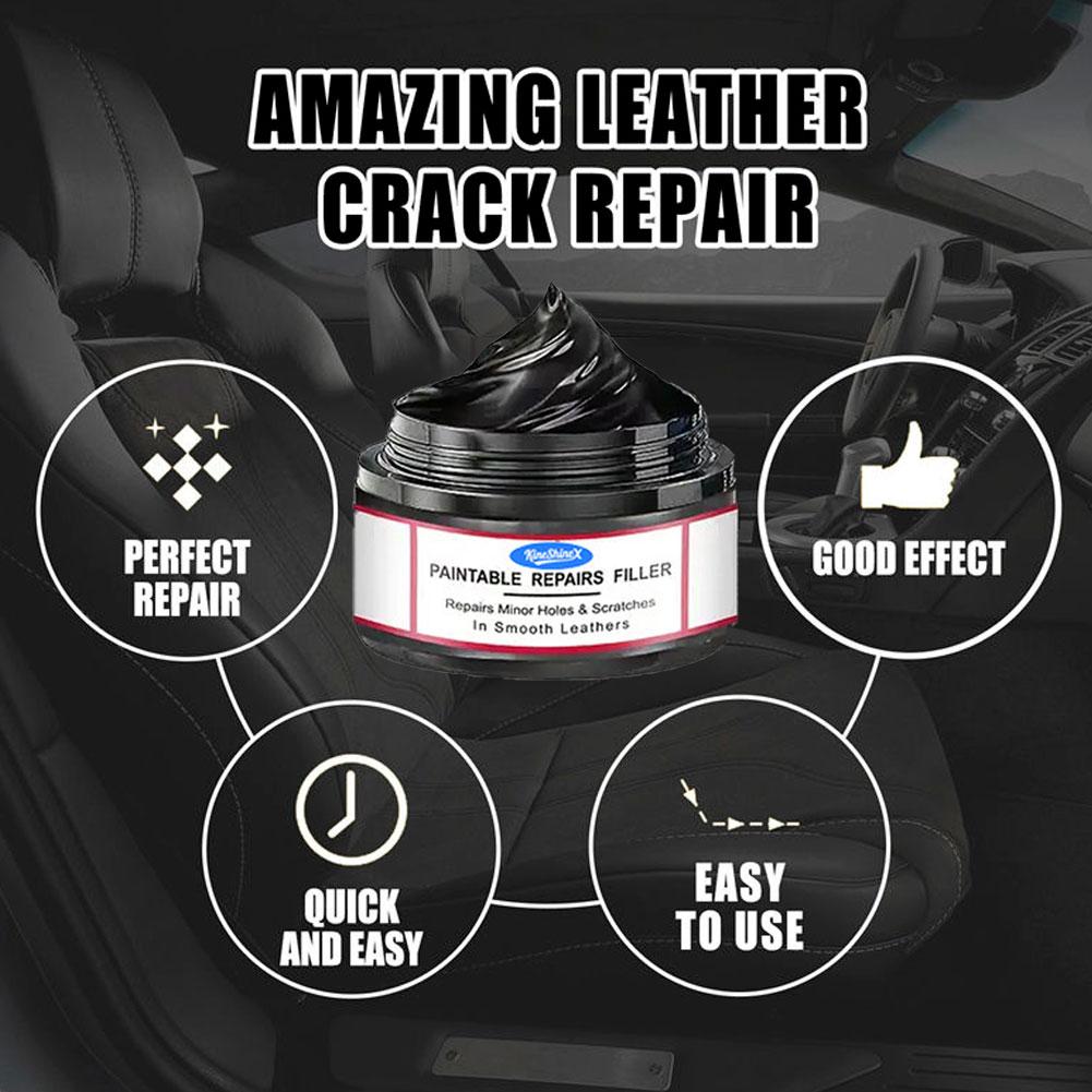 Car Interior Shiny Refurbishment Wax - Plastic Parts Renewal, Black Vehicle Yellowing Repair - Effectively Remove Scratches