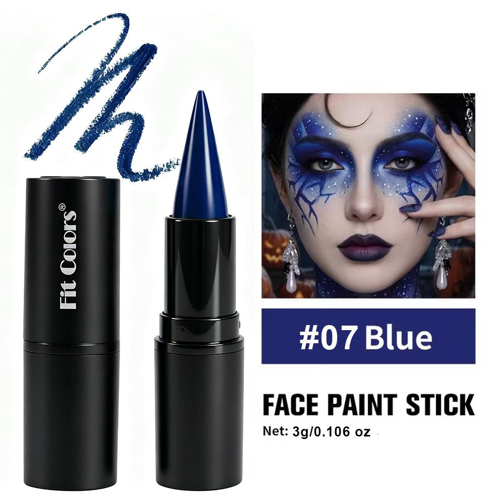 Matte Punk Black Lipstick Waterproof Long Lasting Lip Gloss Face Body Painting Gothic Dark Makeup Party Halloween Cosplay Makeup