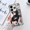Hunter X-Hunters Shizuku Plating Phone Case For Xiaomi Redmi Note 14 15 Pro Plus 13 12 11 11S 11T 10 9S 9 5G Anti-Fall Airabag C