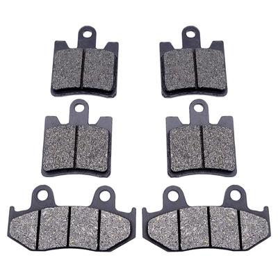 1 Set Motorcycle Front and Rear Brake Pads Discs Kit for Suzuki AN250 AN250SS AN400 AN400SS Burgman Skywave 1998-2006
