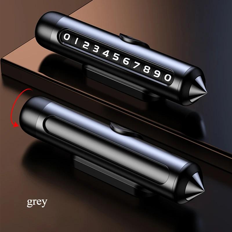 2025 New Car Phone Plate Temporary Parking Number Mobile Phone Number Display On The Car Accesorios Para Auto Modification