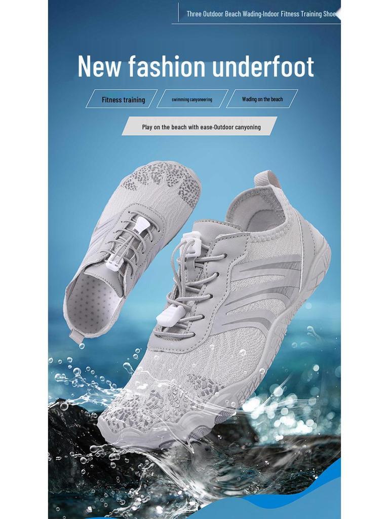 Unisex Quick-Dry Non-Slip Wading Shoes: Lightweight Outdoor Stream Tracing & Beach Swimming Footwear