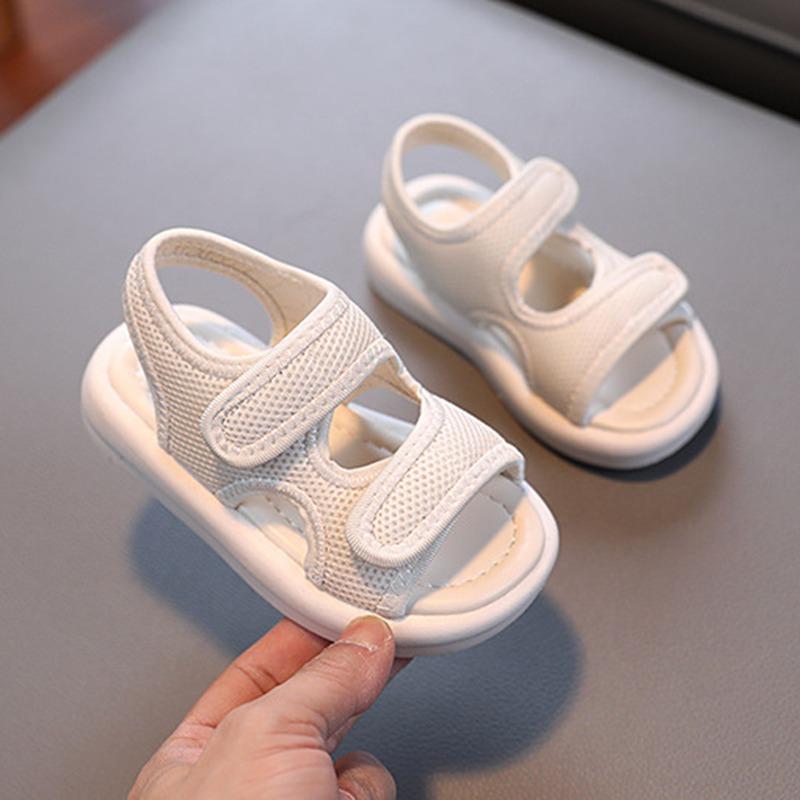 Kinderschuhe Jungenmode Atmungsaktive Baby Sandalen Sommer Weiß Coole Hausschuhe Sandalen