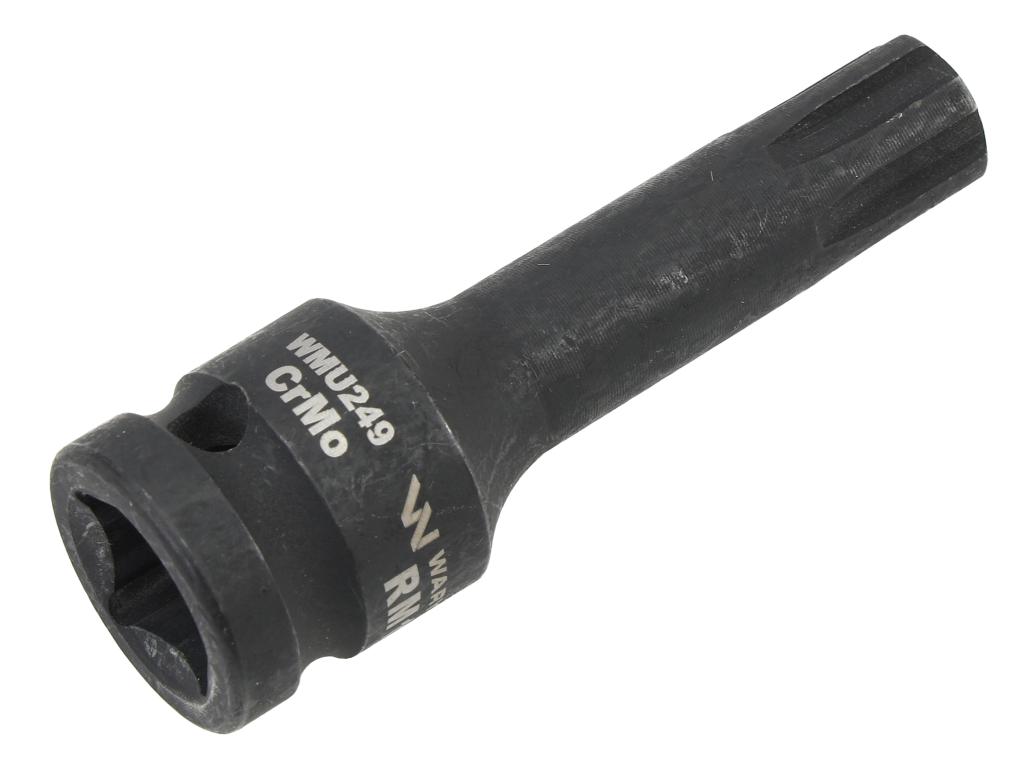 Impact socket, 1/2" ribe RM14 made of CrMo steel, Waryński