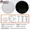 ABS Round Hatch Cover White 4" 6" 8" Deck Plate Non Slip Screw Out Deck Inspection Plate for Marine RV yacht Boat Accessories