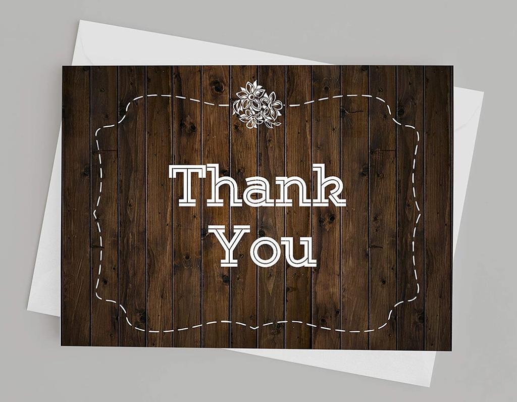 Drága szuvenír babazuhany köszönőlevelek Hajtogatott üres üdvözlőlap fehér borítékokkal - 36