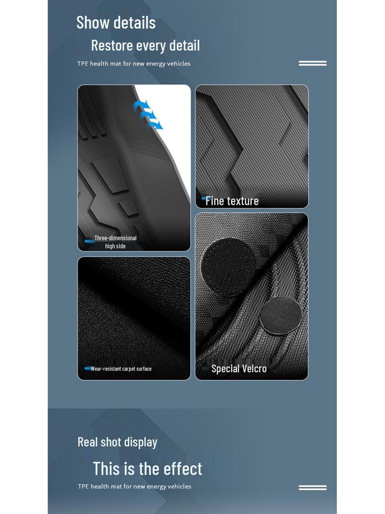 2024 Haval H9 TPE Floor & Trunk Mats with Seat Back Protection