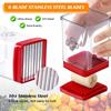 Speed Cup Slicer with Push Plate Portable Cup Slicer Efficient Fruit Slicer Cup Multifunctional Cup Cutter Compact Strawberry