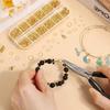 12 Grids Jewelry Findings Set Chain Closure Repair Tools Kit Pliers  Beading Supplies