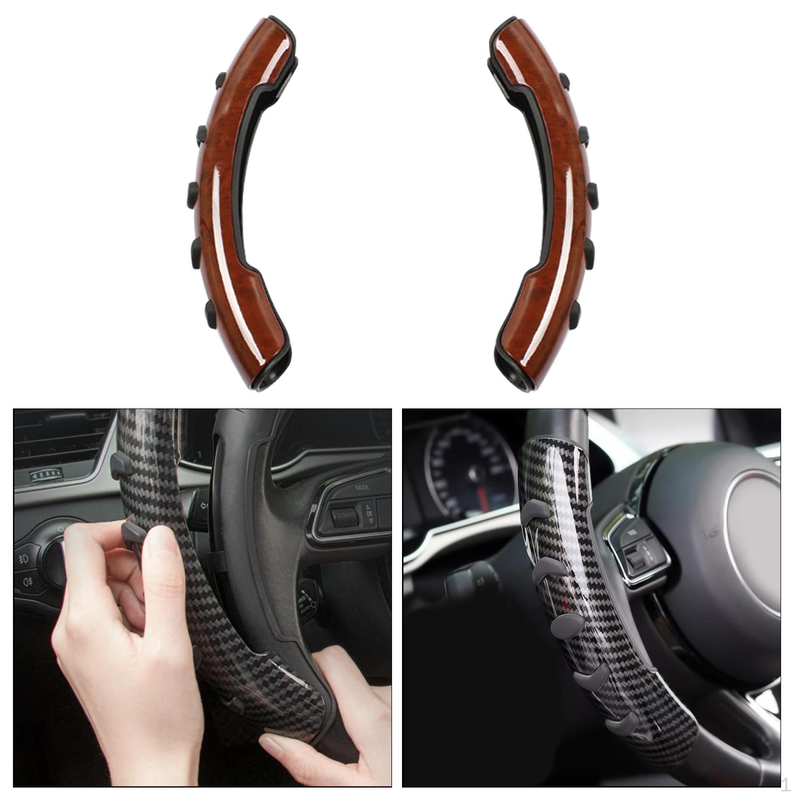 Steering Wheel Cover Non- Friendly Material Vehicles Truck Interior Decoration peach wood grain
