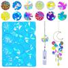 Holographical Pendant Mould Round Wind Chime Pendant Mold for DIY Enthusiasts