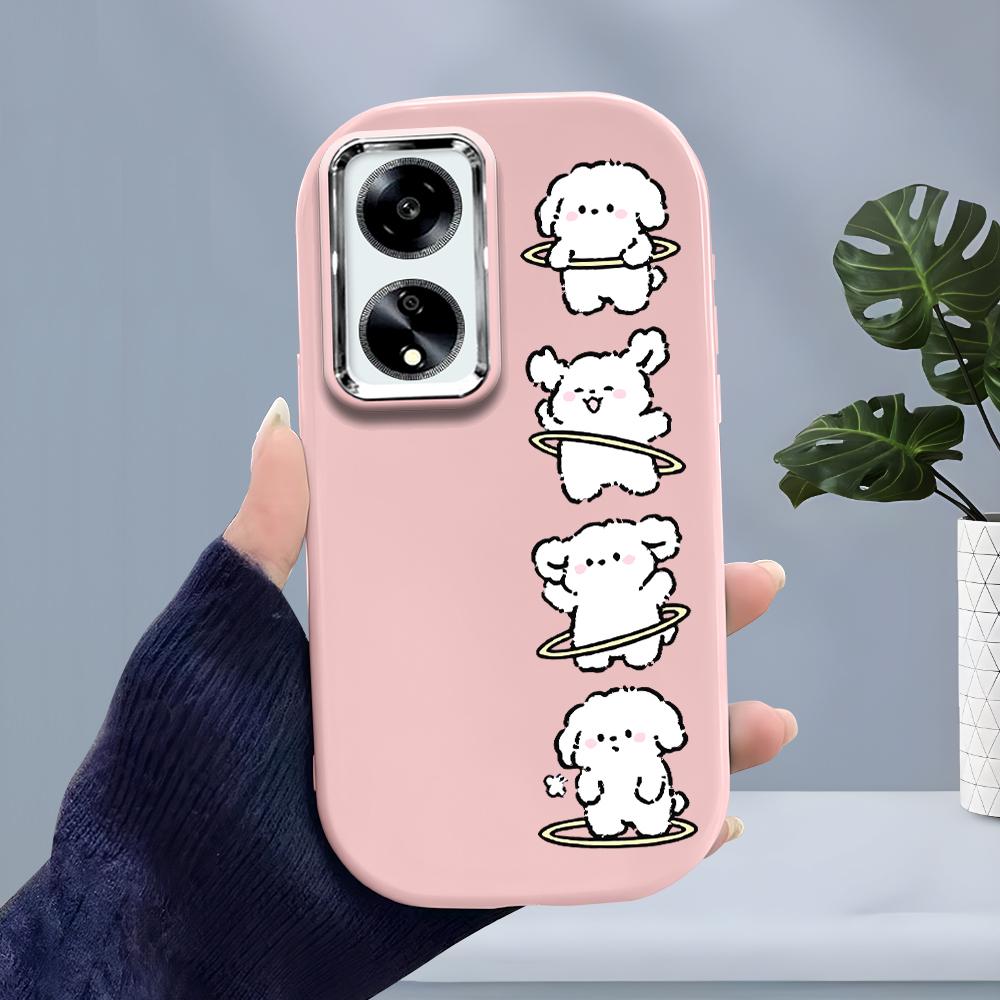 Solid Color Silver Edge Lens Soft Liquid Silicone Shockproof Phone Case for iPhone Samsung Huawei Honor Xiaomi Redmi OPPO Realme Vivo Infinix Tecno