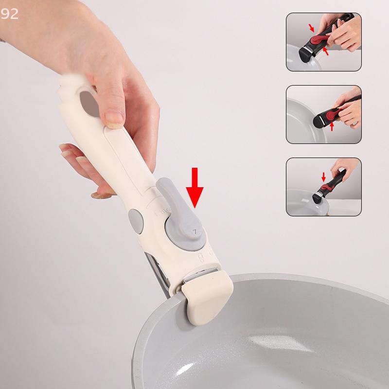 White & Grey Anti Scalding Cookware Sets With Detachable Handles Replacement Universal Pot Handle All-purpose Detachable Handle