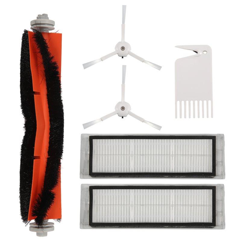 LITE-Pour Xiaomi 1S, Rockrobo Aspirateur V1, S4 S5 S6, SDJQR01RR, SDJQR02RR Pièces d'aspirateur Brosse principale latérale Filtre Hepa