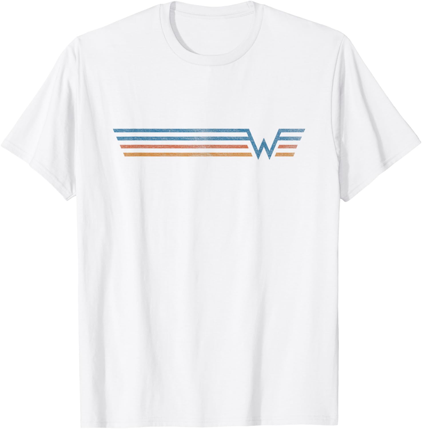 Weezer - Color Stripe Unisex T-Shirt XXXL