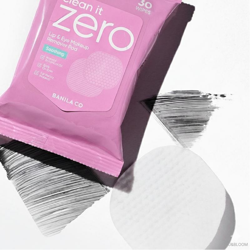 BANILA CO Clean It Zero Soothing Lip & Eye Remover Pad 30 Sheets X 2 Packs (+Free Gift)