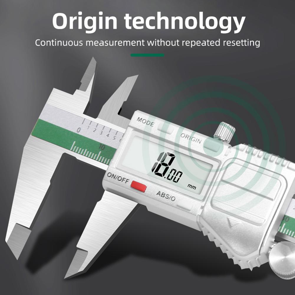 150mm to 0.01mm Electronic Digital Caliper Stainless Steel Vernier Caliper Inch mm Fraction LCD Display Micrometer Digital Ruler