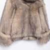 Autumn new women's clothing, European and American style French design fashionable artificial fur effect sweater