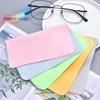 Soft Suede Glasses Cloth Microfiber Glasses Clean Glasses Cleaner Cleaning Wipes Solid Color Phone Glasses Cleaner Camera