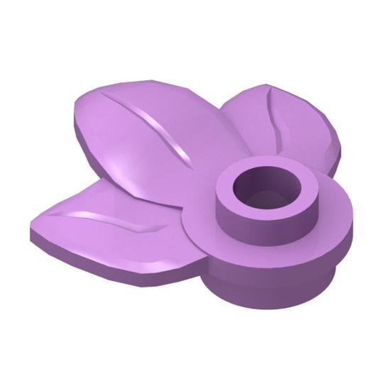 

430Pcs Mini Plants Building Blocks Round 3 Layered Leaves Micro Building Block Plant Plate Tree Leaves Classic Building Pieces Bulk Replacement Parts светло-фиолетовый