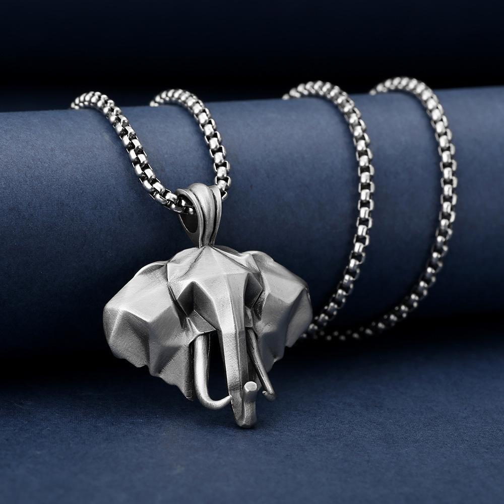 Модное ожерелье с головой слона 60CM(Necklace Long)