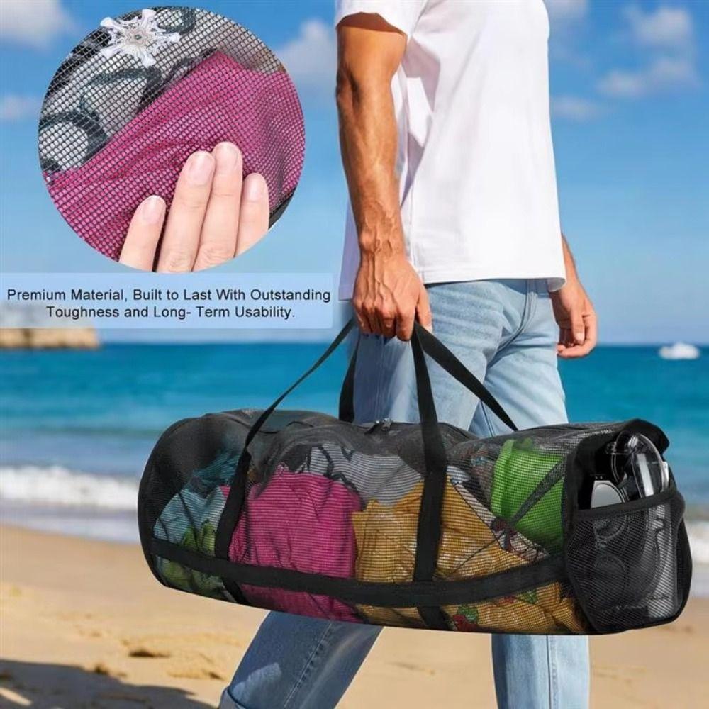 Storage Case Swimming Gym Bag Duffel Bag Surfing Snorkeling Bag Mesh Diving Bag  Tote Bag