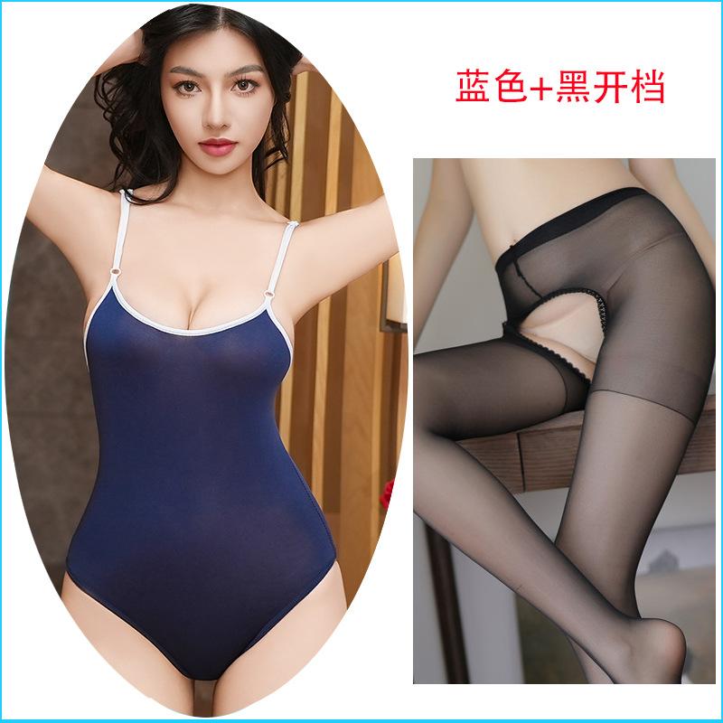 Night concubine sexy underwear onesie swimsuit gymnastics suit tights tease women