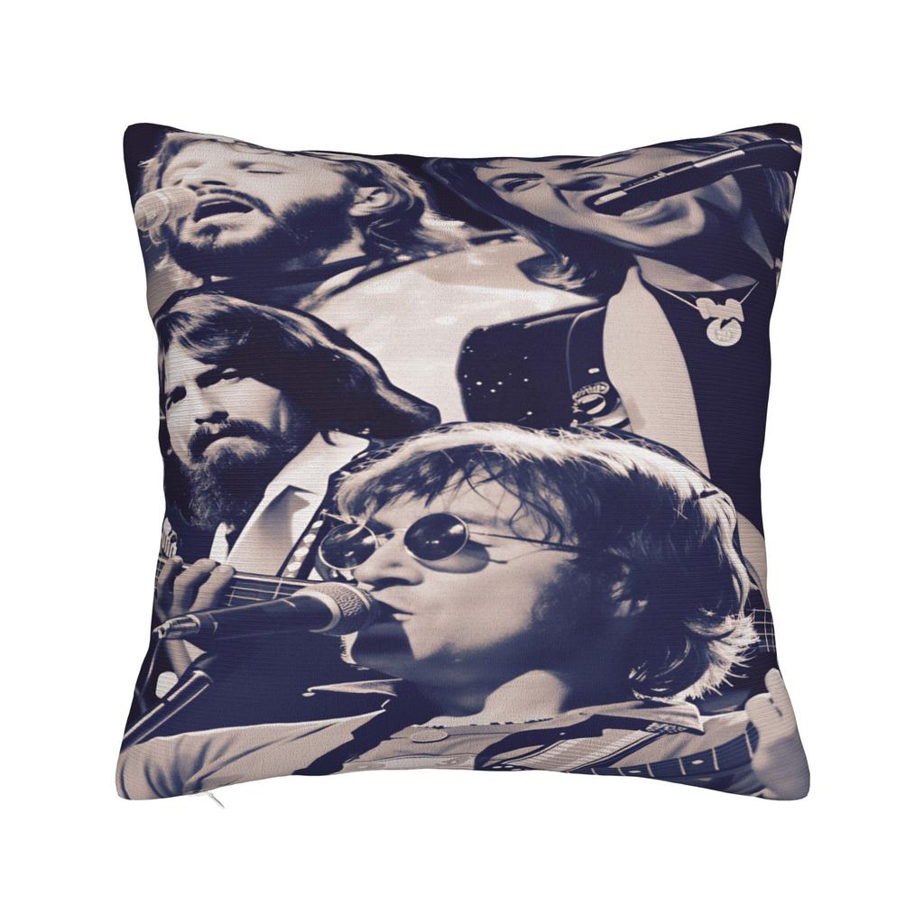J-John Lennons Pillow Case  Morden Pillow Cover Square Pillowcases For Chair Sofa Home Decor