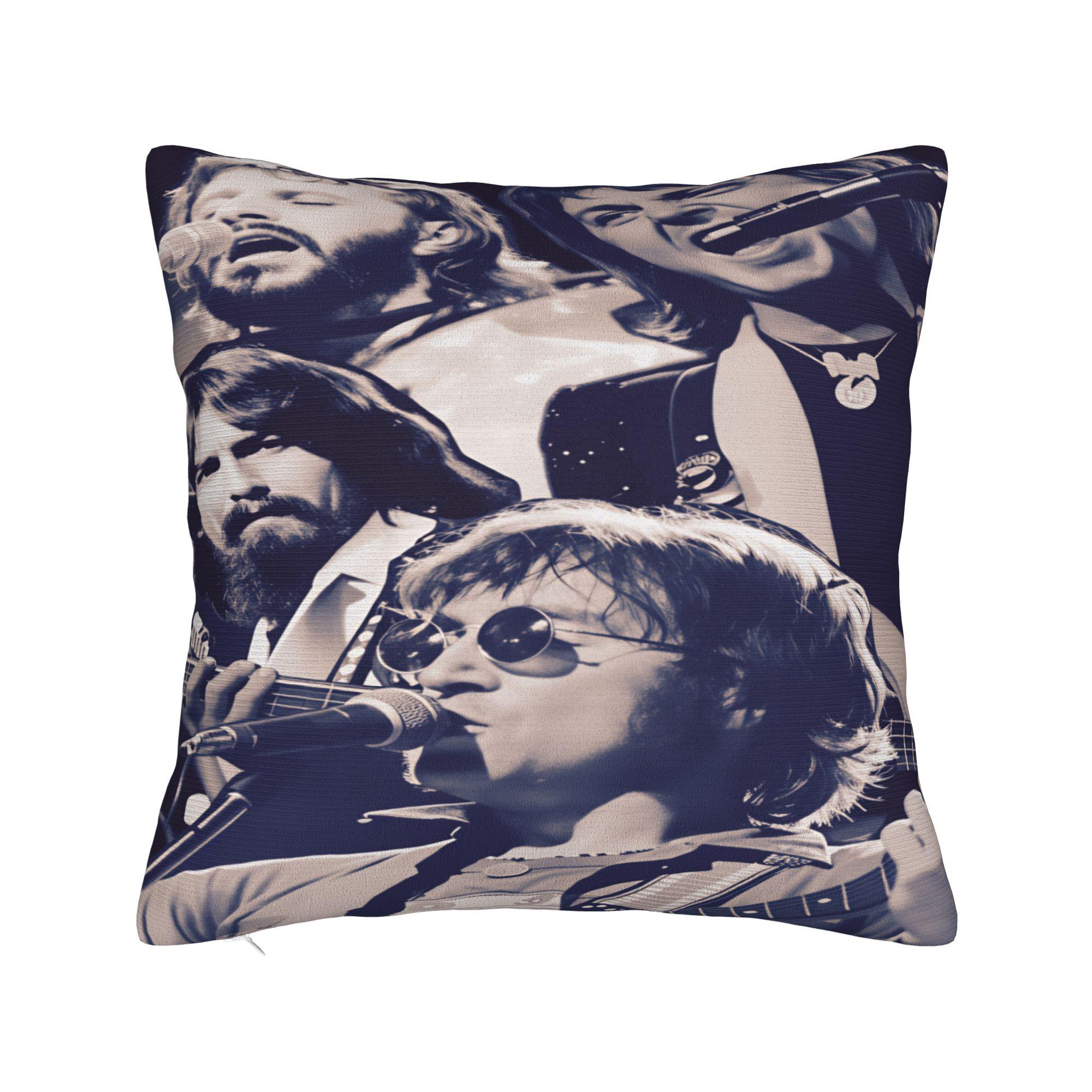 

J-John Lennons Pillow Case Novelty Pillow Cover Design Pillowcases For Sofa Car Home Decor 12x12Inch