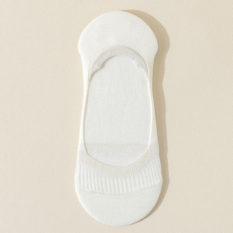 Women's Summer Thin Boneless Mesh Breathable Heel Shallow Mouth Invisible Socks