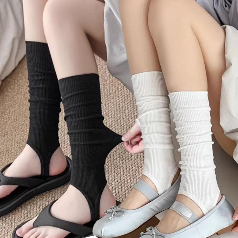 2pairs 2026 Y2k Girls Knee Socks Girls Kawaii Ruffle Leg Cover Sweet Ballet Long Stockings Lolita Boot Cuffs Arm Warmers Hosiery
