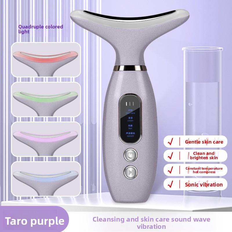 Frumusețator Gât Reduce Lățimea Gâtului Lățimea Nazogeniană Fermitate Îmbunătățește Facial Masaj Rejuvenare Piele cu Compresă Caldă cu Temperatură Constantă