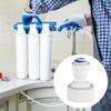 2PCS Leak Proof System Adapter Food Safe Plastic Quick Connection Fittings for Kitchen Sink Faucet Beverages Dispensers